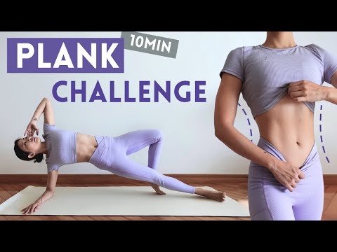 10 min Intense Plank Workout for Slim Waist, Abs & Core | No Repeat, No Jumping, At Home