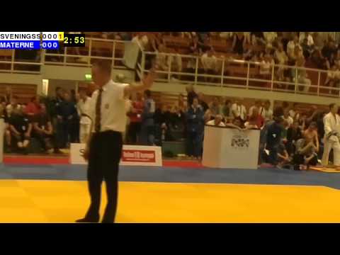 Judo Nordic Championships 2014: W-70: SVENINGSSON - MATERNE