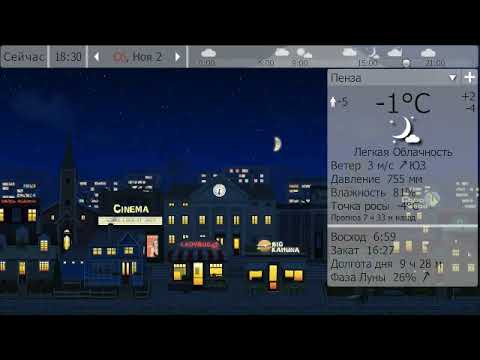 Погода. Пенза. 1 - 3 ноября 19 г.