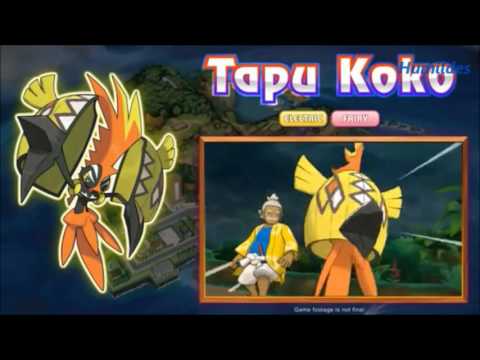 Pokemons Lendarios, Semi Lendarios Mysticos e Guardiões da Região Alola