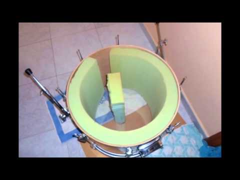 TUTORIAL para colocación de ARO DE SORDINA de GOMA ESPUMA para el BOMBO de la BATERIA