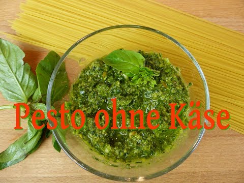 PESTO OHNE KÄSE | Basilikum - Minz - Pesto Rezept | schnell, einfach | Pastasauce, vegan
