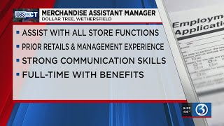Jobs for CT: Merchandise Assistant Manager at Dollar Tree
