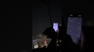ハワイの夏の夜空観察@kakaakoナイトマーケットの最中 #ハワイ在住＃ハワイ日常#shorts
