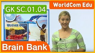 Guided Readers | Brain Bank GK Science | 01. Weather Words | Easy Vocabulary