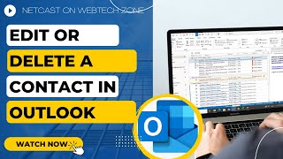 How to Edit Contacts in Outlook | How to Edit or Delete a Contact in O