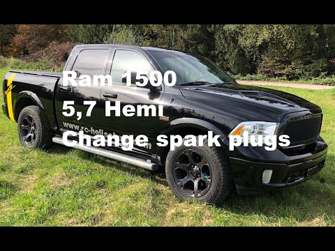Zündkerzen / Spark Plugs  wechseln Ram 1500 / Hemi 5.7