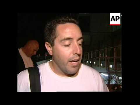 Interviews in Greek and English at bomb scare plane