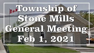 Stone Mills Council Meeting of Feb 1, 2021