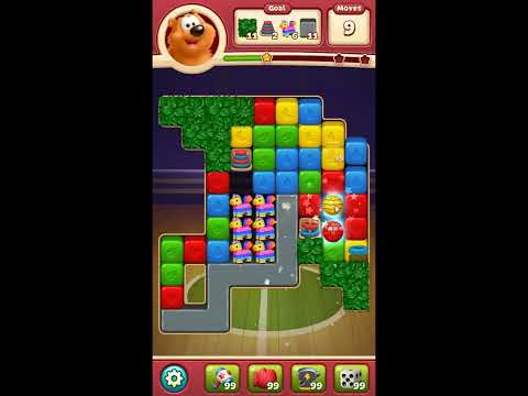 Toon Blast Level 6855 - NO BOOSTERS 🐻🐺🐱 | SKILLGAMING ✔️