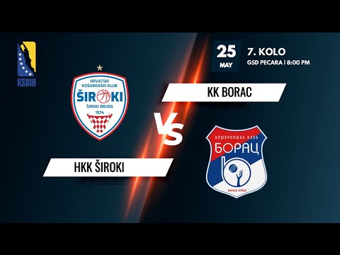 HKK Široki vs KK Borac - 7. kolo - KSBIH - 2021/2022