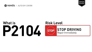 dtc p2104 interpretation