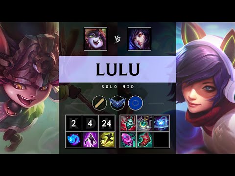Lulu Mid vs Ahri - EUW Diamond Patch 25.04