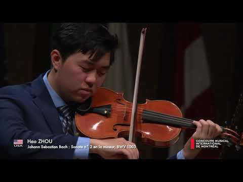 Hao Zhou CMIM Violon/Violin 2019 | Première épreuve/First Round