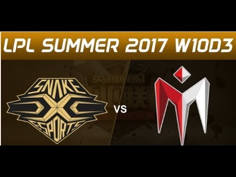 SS vs IM Highlights Game 1 LPL SUMMER 2017 Snake vs I May