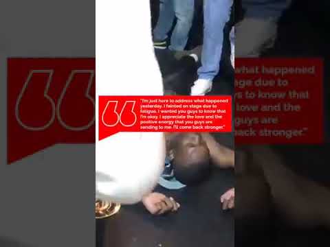 Unknown video of Toss passing out on stage whilst performing 💔
