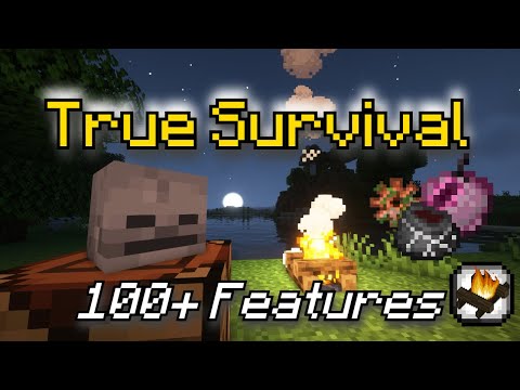 I Fixed 1.18 Survival Minecraft | Datapack Full Feature Showcase