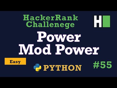 55 Power Mod Power Hackerrank Python Solution Explained