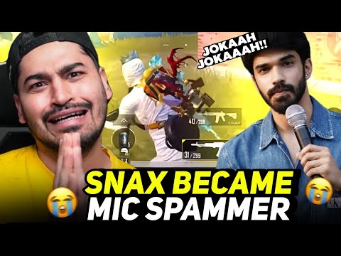 When Snax Became Mic Spammer For Joker😭 FUNNY HIGHLIGHT!🤣