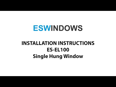 ESWindows Installation Instructions ES - EL100