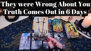 Download lagu THEY WERE WRONG ABOUT YOU AND THE TRUTH COMES OUT IN 6 DAYS mp3