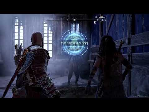 Kratos Finds Real TYR Alive In Prison After Ending Scene   God of War 5 Ragnarok PS5 4K 60FPS PS5