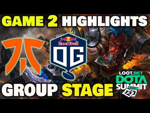 Fnatic vs OG.Seed Game 2 Highlights Dota Summit 12 Group Stage