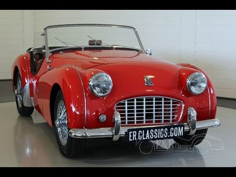 Triumph TR3 1957, Wire wheels,  Small Mouth,  in very good condition  -VIDEO- www.ERclassics.com
