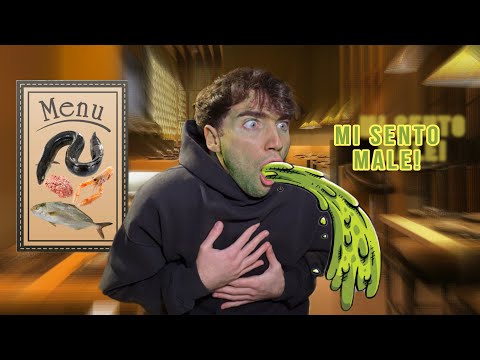 I EAT THE STRANGEST THINGS AT SUSHI! (I felt sick)