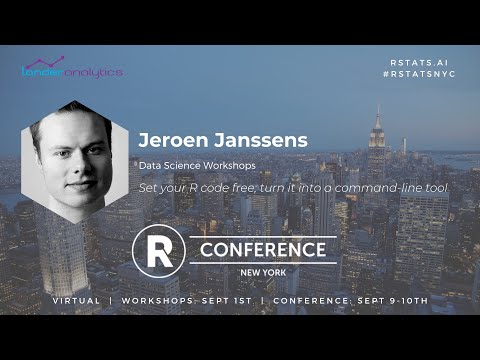 Jeroen Janssens - Set your R code free; turn it into a command-line tool