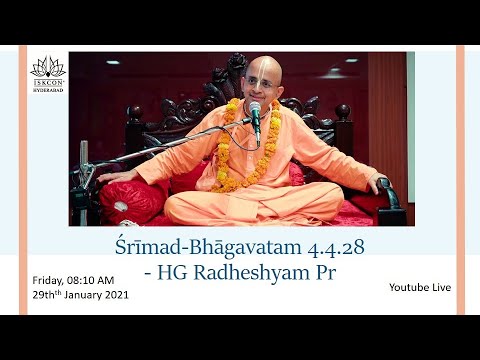 Śrīmad-Bhāgavatam 4.4.28 - HG Radheshyam Pr