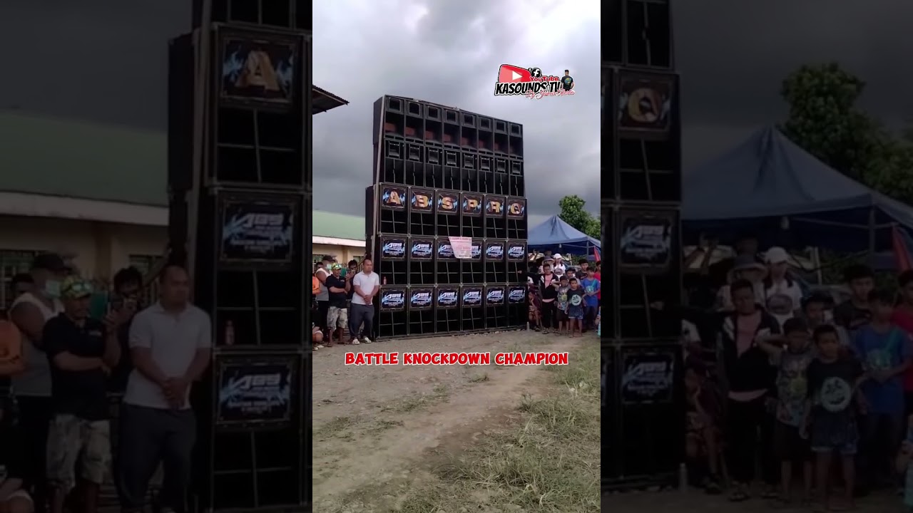 ABS PRO AUDIO THE BEST SA BOTTLE KNOCKDOWN LONG DISTANCE. #kasoundstv