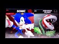 Brandon Hedgehog 2020 Gameplay Super Smash Bros Ultimate Sonic Vs Piranha Plant