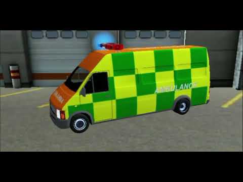 Ambulance Rescue Driving Simulator  - Flying City Van Emergency Drive - Android GamePlay