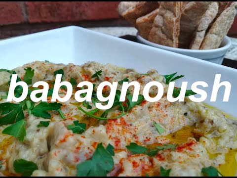 Babaganoush the Middle Eastern Aubergine / Egg plant dip