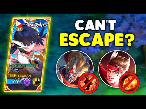 RUBY BRUTAL DAMAGE! ENEMY CAN'T ESCAPE?!🔥RUBY BEST BUILD 2023
