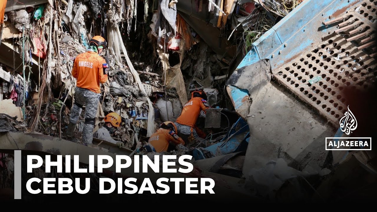 Philippines landfill collapse: Search and rescue operation underway in Cebu
