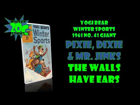 20C Comics: Pixie, Dixie & Mr. Jinks from Yogi Bear - Winter Sports 1961 (Giant41)