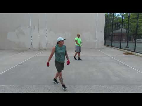 Pomonok Park - Jenny Qu vs Diego - Singles - Filmed By Handball Social - May 2021