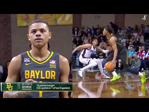 Keyonte George Leads Baylor No. 6 Baylor Over No. 12 Gonzaga | 18 Points