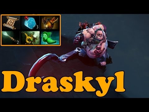 Dota 2 - Draskyl Plays Pudge vol 5 - Pub Match Gameplay