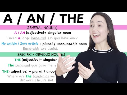 A, An, The & Zero Article | How to correctly use articles in English