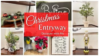 Cozy Christmas Entryway | Christmas Decorate with Me 2021 | Decorating Ideas for Christmas