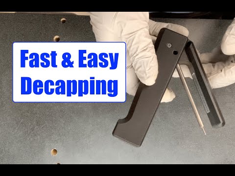 The Harvey Deprimer Decapper – Fast, Clean, and Easy Decapping!