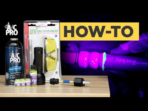 How to Utilize UV Dye to find a leak in your A/C system