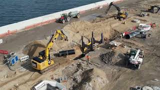 Budowa terminalu przeładunkowego T3 Baltic Hub w Gdańsku