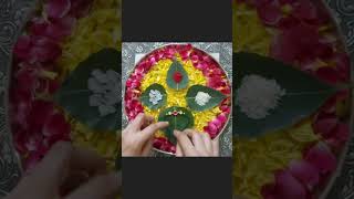 Rakhi Thali decoration ideas/Aarti thali/pooja thali 🏵️🏵️🏵️  #shorts