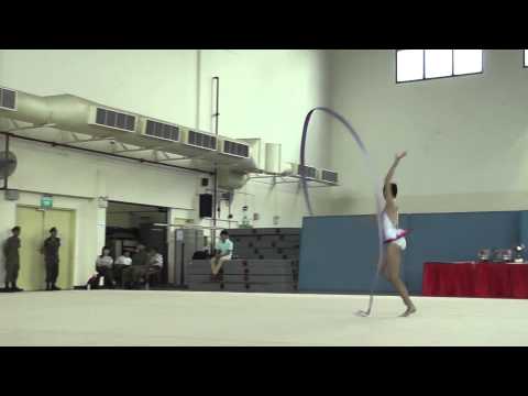 Tong Kah Mun Ribbon (1st 'B' DIV FIG) - 2013 National Inter-School Rythmic Gymnastics Competitiion