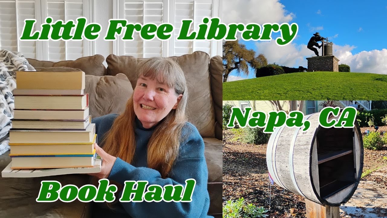 Little Free Library Vlog | book haul & unhaul