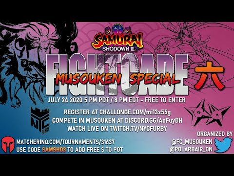 Samurai Shodown III - Fightcade Musouken Special Tournament [TIMESTAMPS] [4K/60fps]